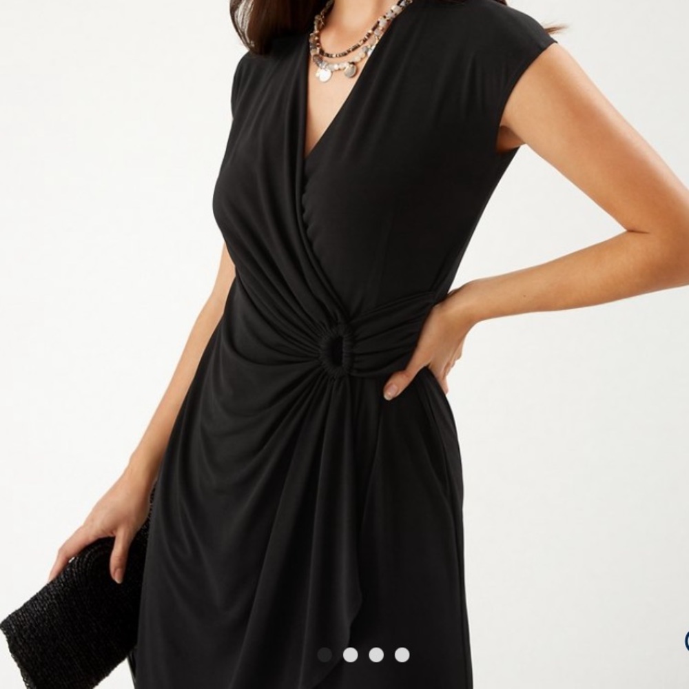 Gorgeous wrap Dress in Black XL Like New